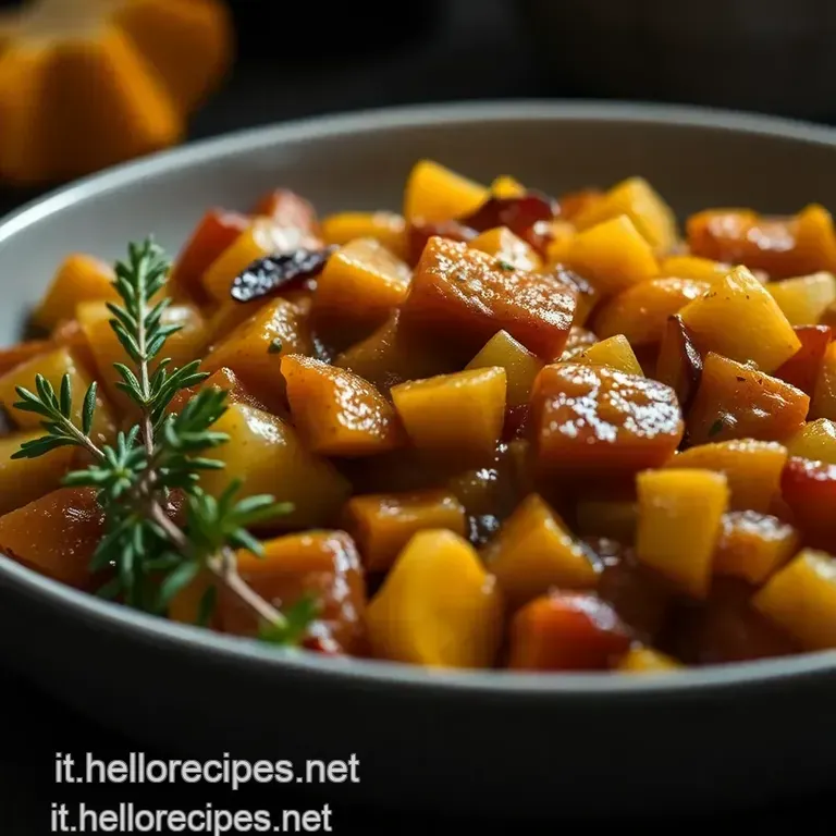 Cipolle Caramellate Alla Siciliana presentation