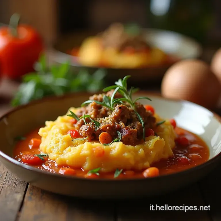 Cosciotto Dagnello Al Rosmarino E Vino Con Patate Croccanti presentation