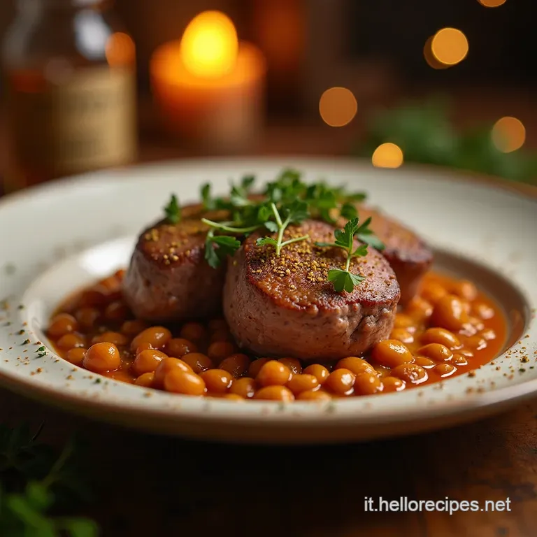 Cotechino Con Lenticchie Porta Fortuna a Tavola presentation