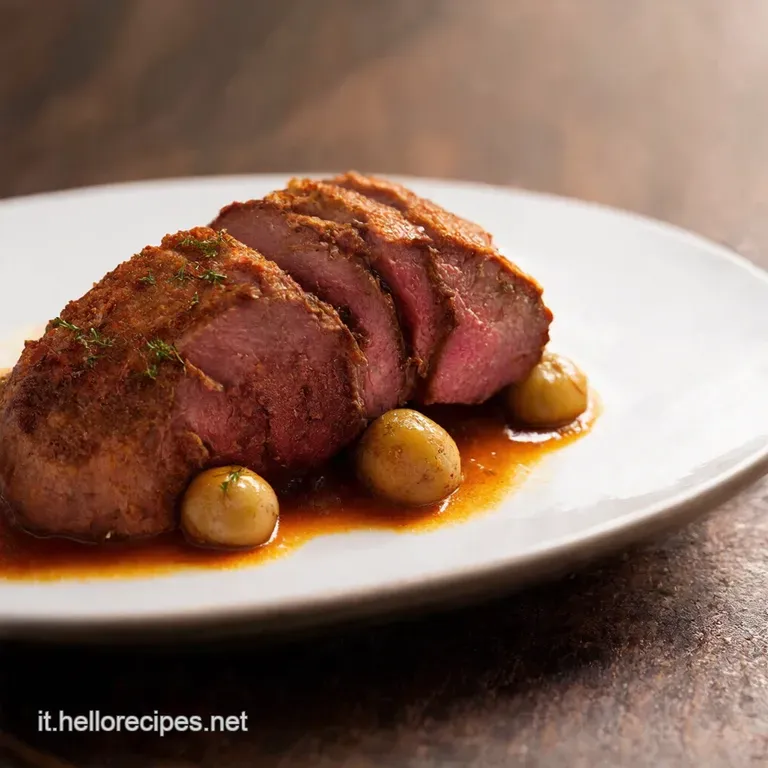 Cotechino in Crosta di Lenticchie e Salsa al Balsamico