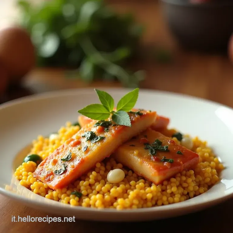 Cous Cous Di Pesce Alla Trapanese La Passione Del Mediterraneo in Un Piatto presentation