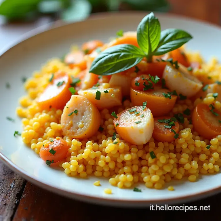 Cous Cous di Pesce alla Trapanese La Passione del Mediterraneo in un Piatto