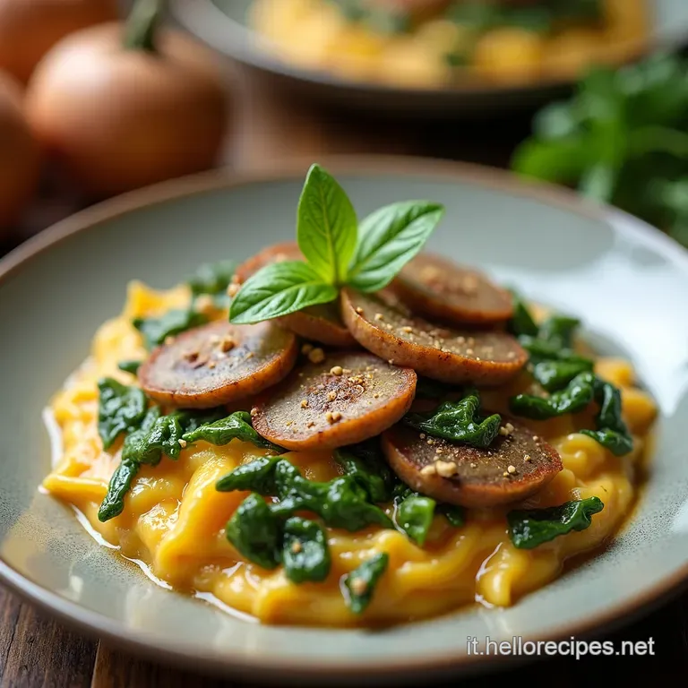 Crema di Sedano Rapa e Funghi Pioppini