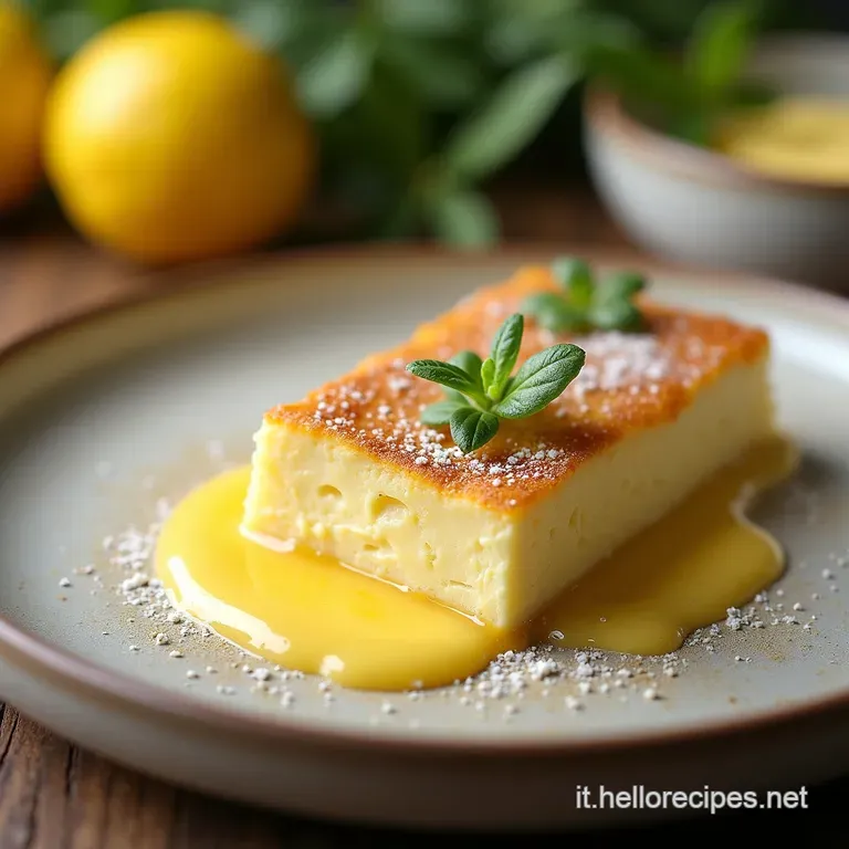Il Bacio di Amalfi Crema Ricca al Limone con Croustillant di Zucchero