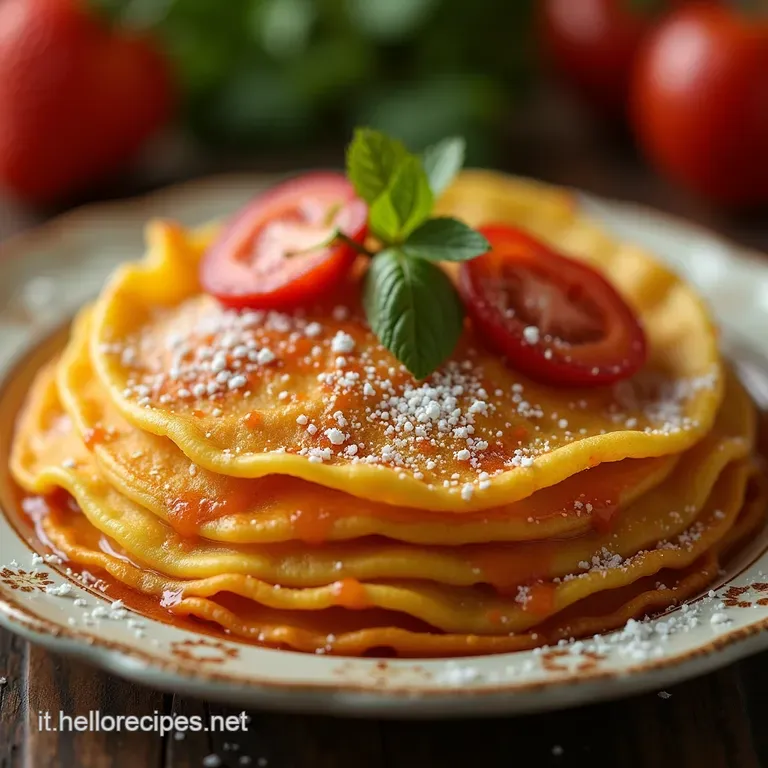 Crepes Arcobaleno Crespelle Soffici E Colorate Perfette Per La Festa presentation