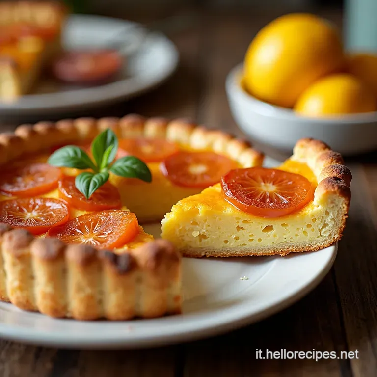 Crostata Autunnale Melograno Cannella e Un Segreto di Cioccolato