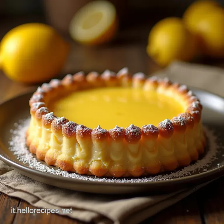 La Crostata Perfetta Frolla Friabile E Lemon Curd Brillante presentation