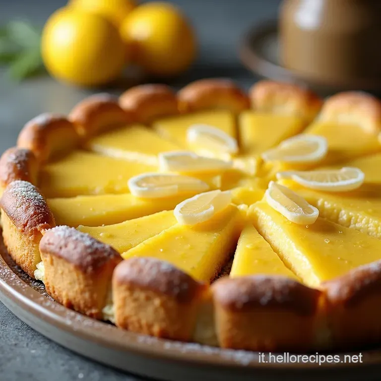 La Crostata Perfetta Frolla Friabile e Lemon Curd Brillante