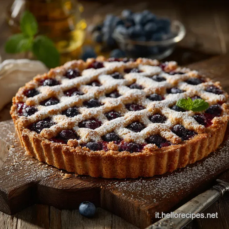 Crostata Occhio Di Bue Il Grande Biscotto Di Frolla Montata presentation