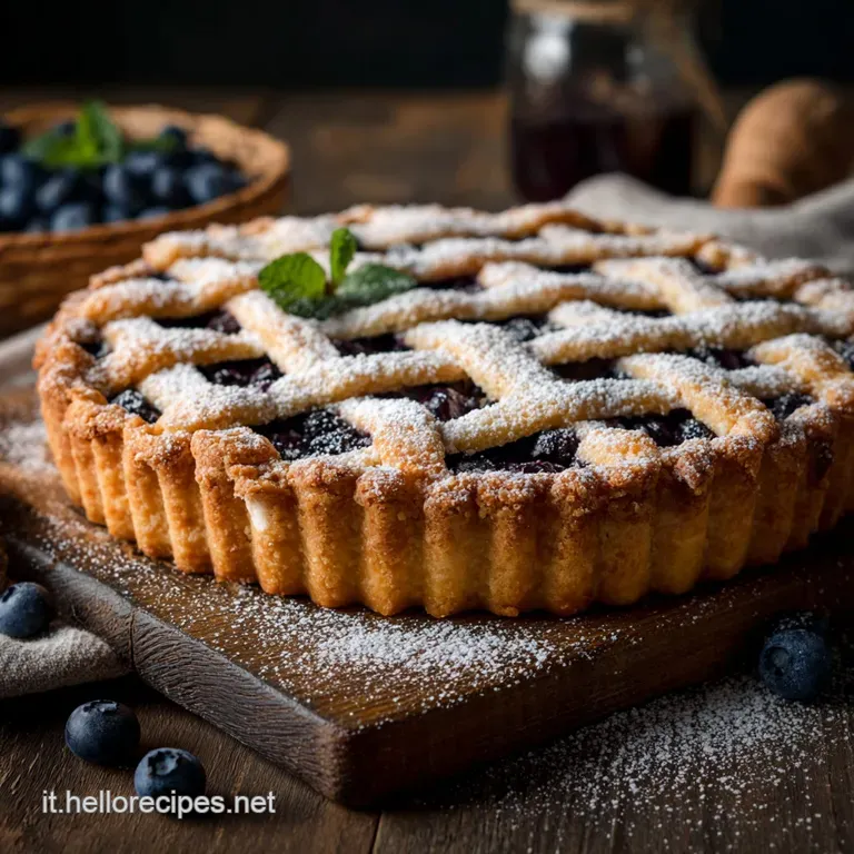 Crostata occhio di bue il grande biscotto di frolla montata