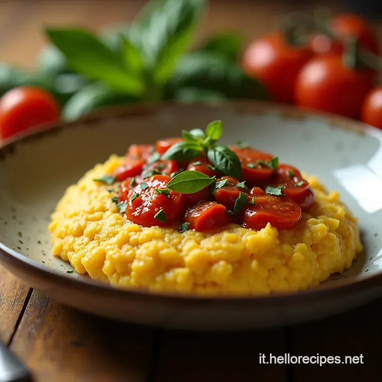 Crostini Di Polenta Con Funghi Trifolati presentation