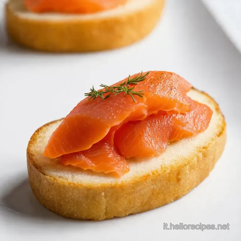 Crostini Fantasia con Salmone Affumicato