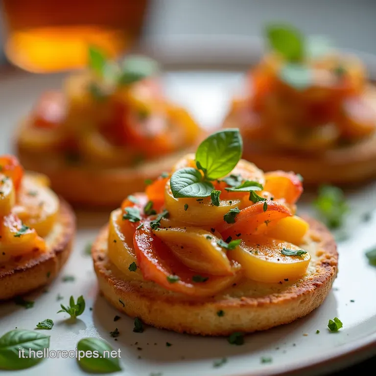 Crostini Scrocchiarelli con Lenticchie al Balsamico e Ricotta Affumicata