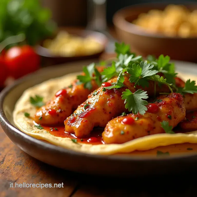 Fajitas Di Pollo Sfrigolanti Il Secondo Piatto Messicano Leggero presentation