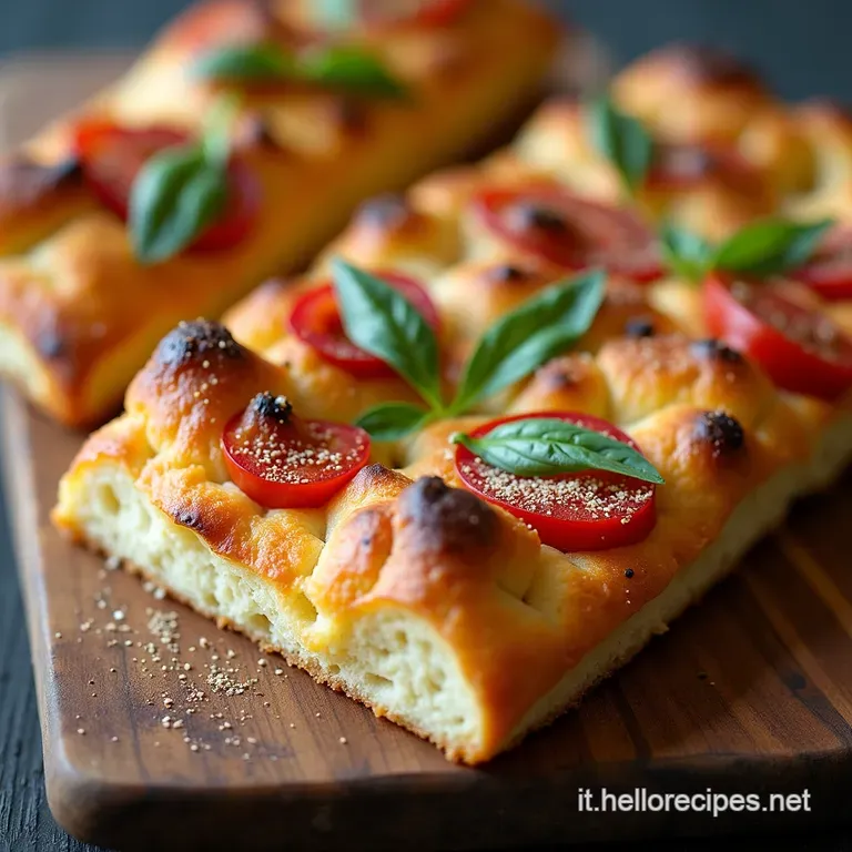 Focaccia Farcita allItaliana Soffice Dentro Croccante Fuori