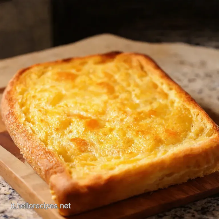 Focaccia Gialla Pugliese presentation