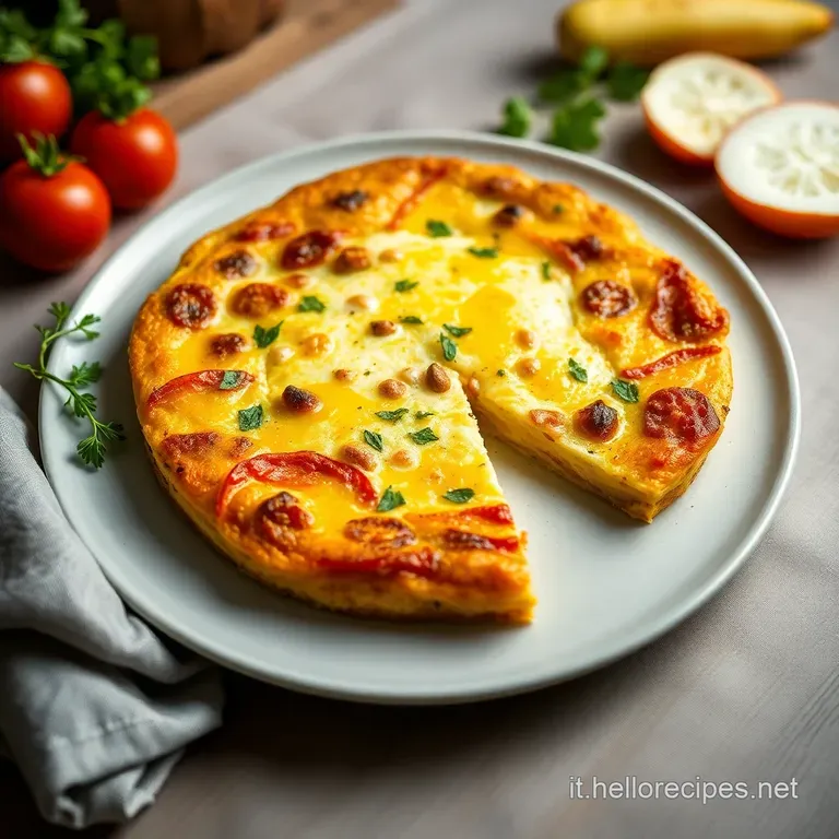 Frittata Al Forno Perfetta: the Ultimate Baked Italian Omelette presentation