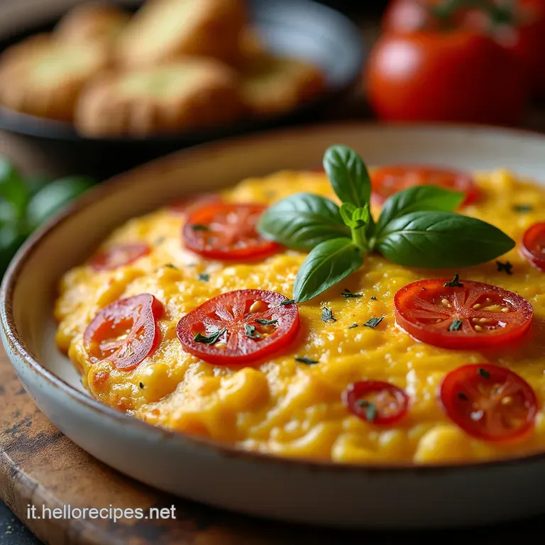 Frittata Di Pasta Napoletana presentation