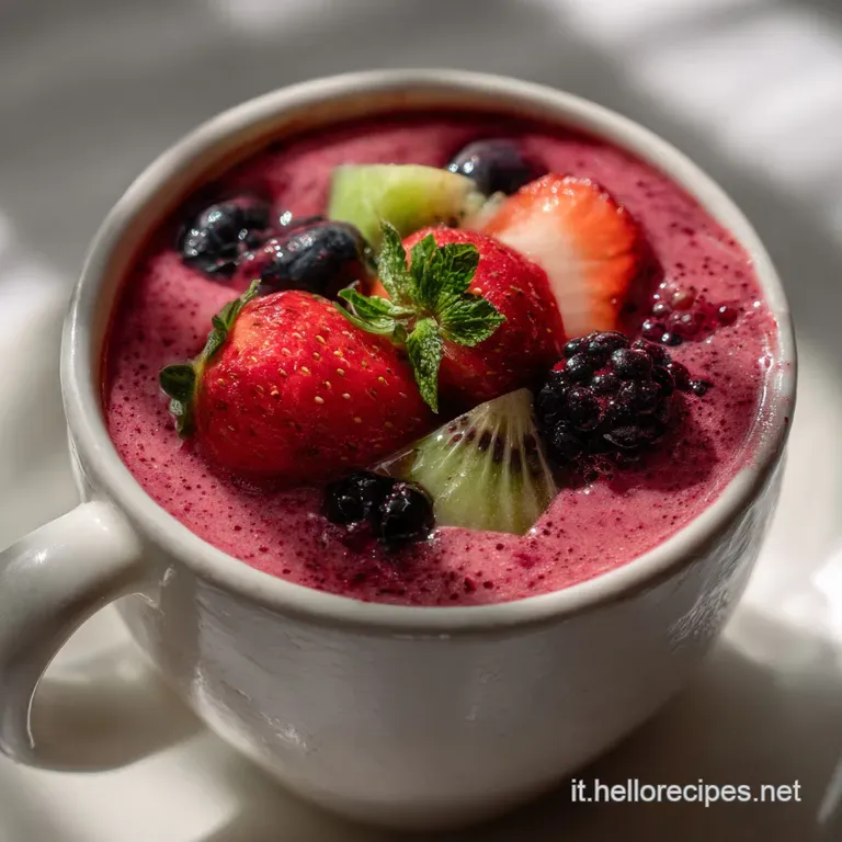 Frullato di Frutta Vellutato in 5 Minuti