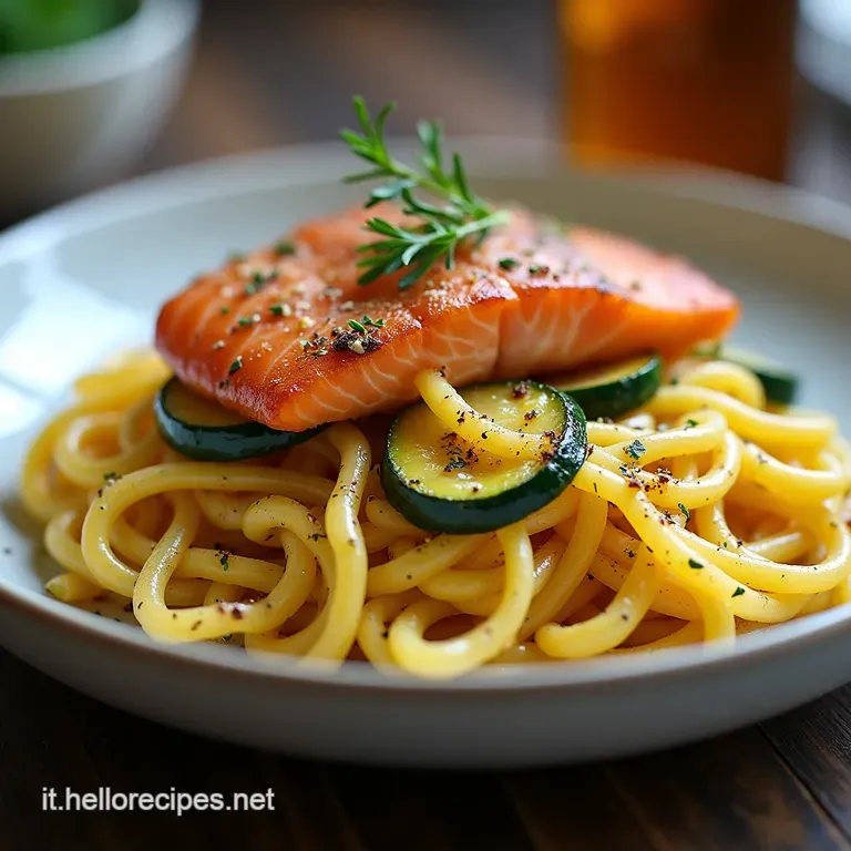 Malloreddus Estivi Gnocchetti Sardi con Zucchine Croccanti Salmone Affumicato e Menta Fresca