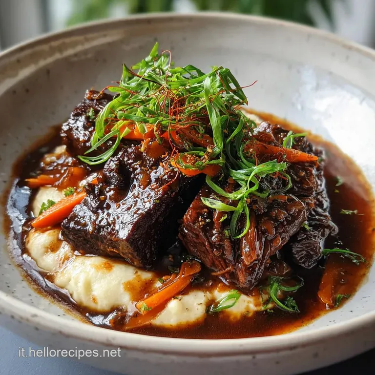 Guancia di Manzo Brasata al Vino Rosso