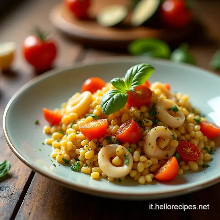 Il Tesoro Del Mare Cous Cous Aromatico Ai Frutti Di Mare Profumato Allo Zafferano presentation