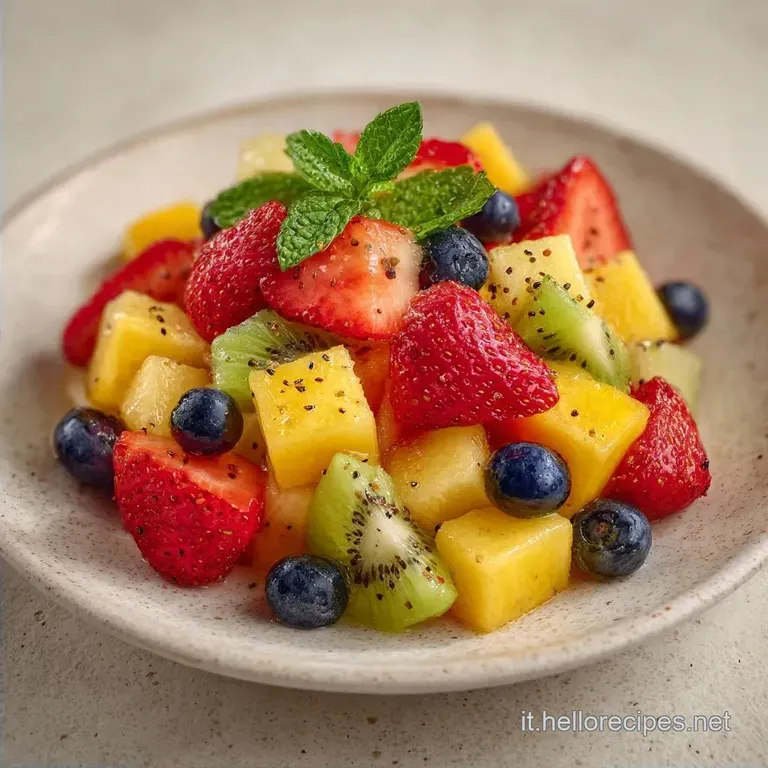 Insalata alla Frutta con Menta: Fresca e Colorata