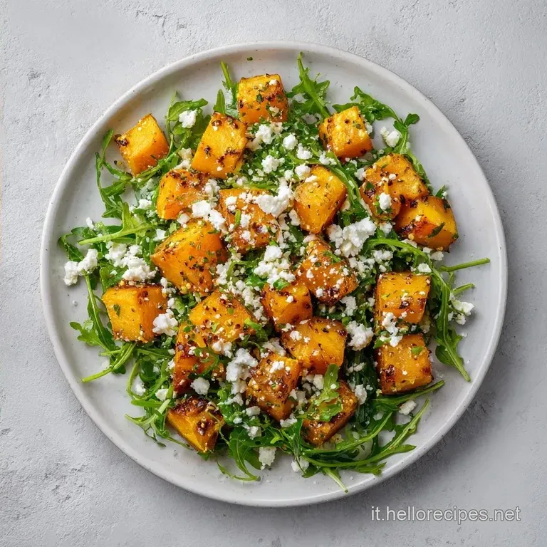 Insalata Autunnale di Zucca e Feta: Fresca e Saporita