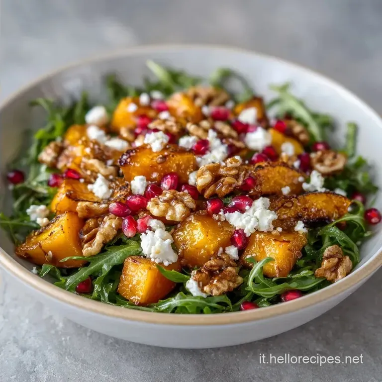 Insalata Autunnale con Zucca e Noci: Fresca e Colorata