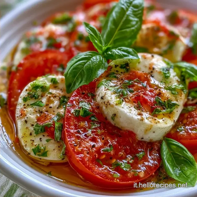 Insalata Caprese Sfiziosa con Mozzarella di Bufala