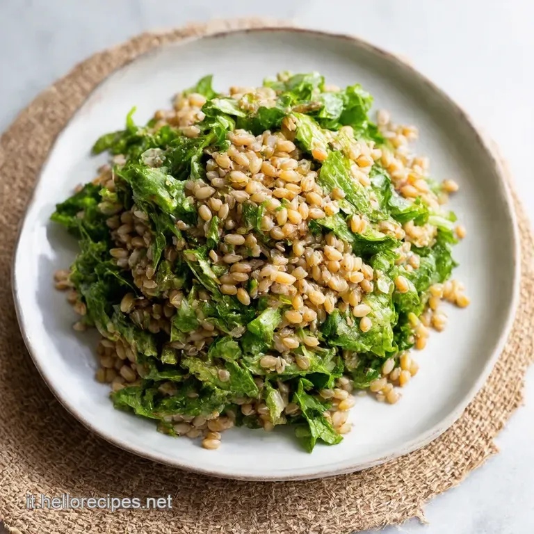 Insalata di Farro alla Mediterranea con Gamberi e Agrumi