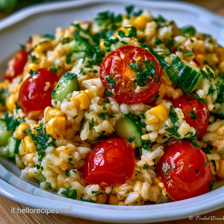 Insalata di Riso Estiva: Fresca e Nutriente
