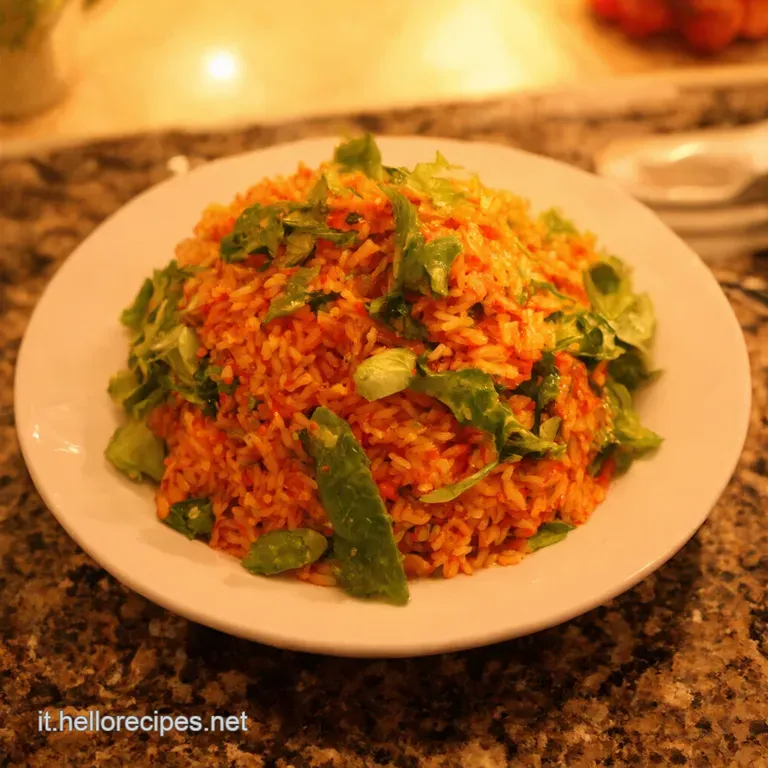 Insalata Di Riso Rosso Con Verdure Croccanti E Agrumi Solari presentation