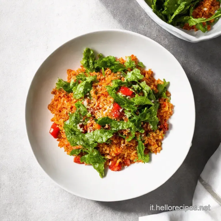 Insalata di Riso Rosso con Verdure Croccanti e Agrumi Solari