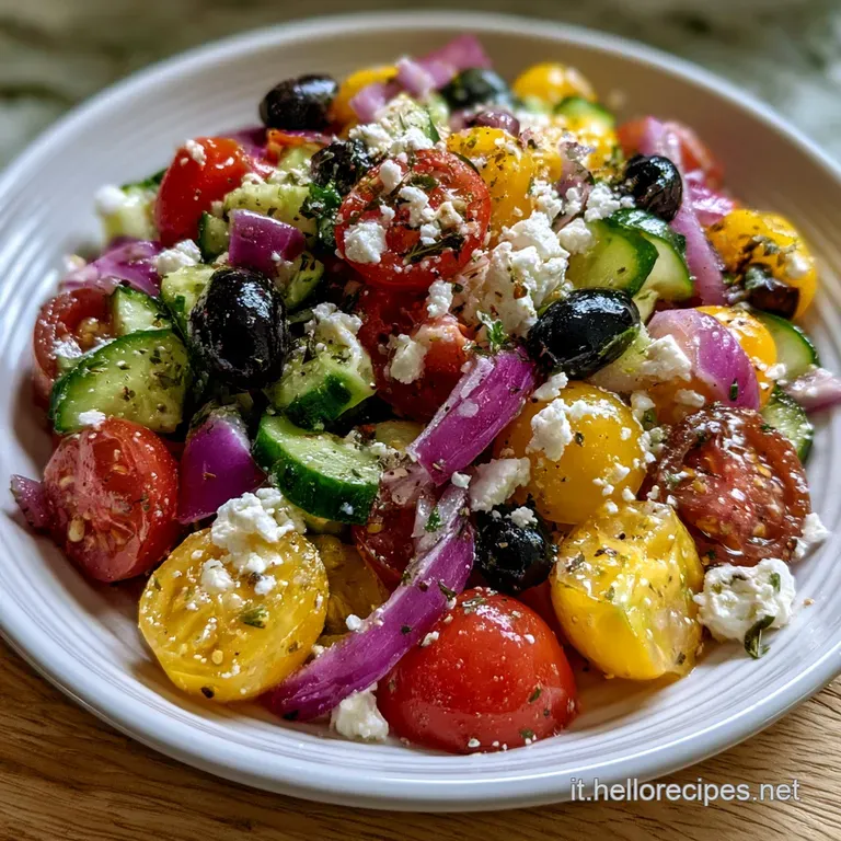 Insalata Estiva Di Pomodori E Feta: Fresca E Nutriente