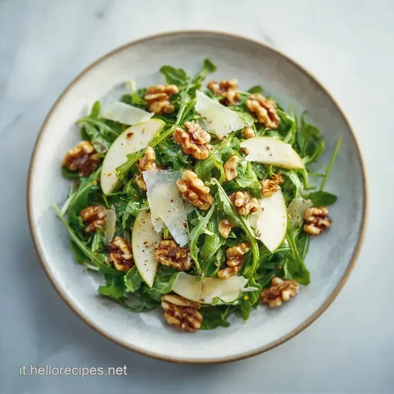 Insalata di Mele Noci e Formaggio: Croccante