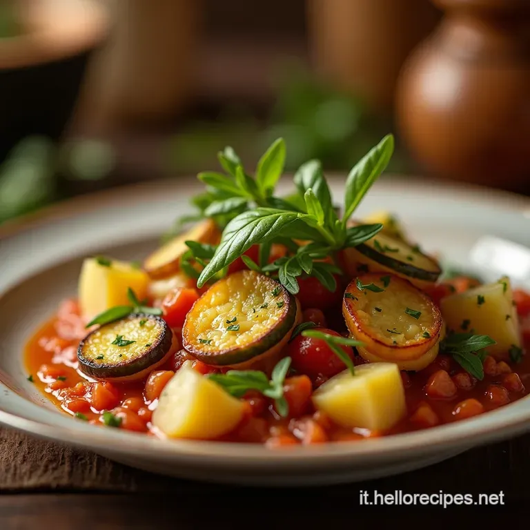 Lestate Nel Piatto Insalata Ricca Di Patate Tonno E Zucchine Alla Mediterranea presentation