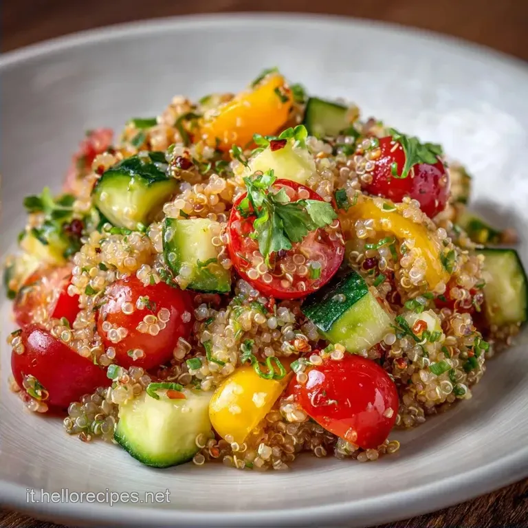 Insalata Di Quinoa Estiva Veloce