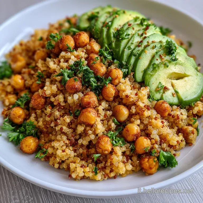 Insalate Sfiziose Gourmet: Quinoa Ceci e Avocado