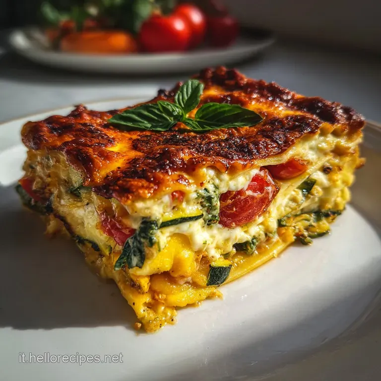 Lasagne alle Verdure Saporite e Compatte