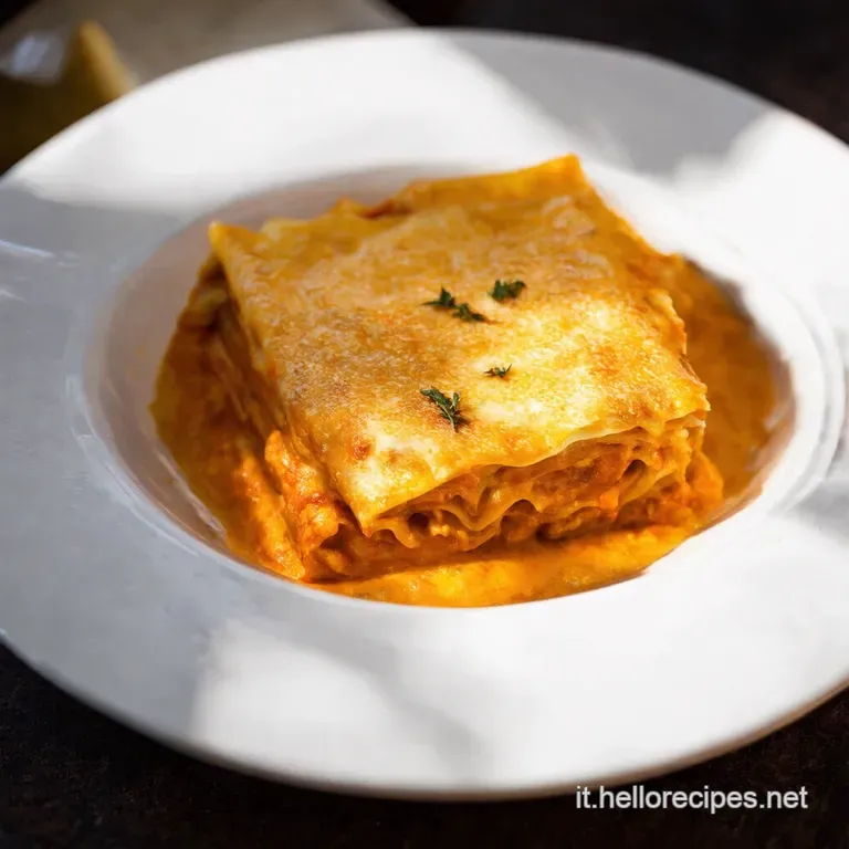 Lasagne Cremose alla Zucca con Ricotta e Salvia