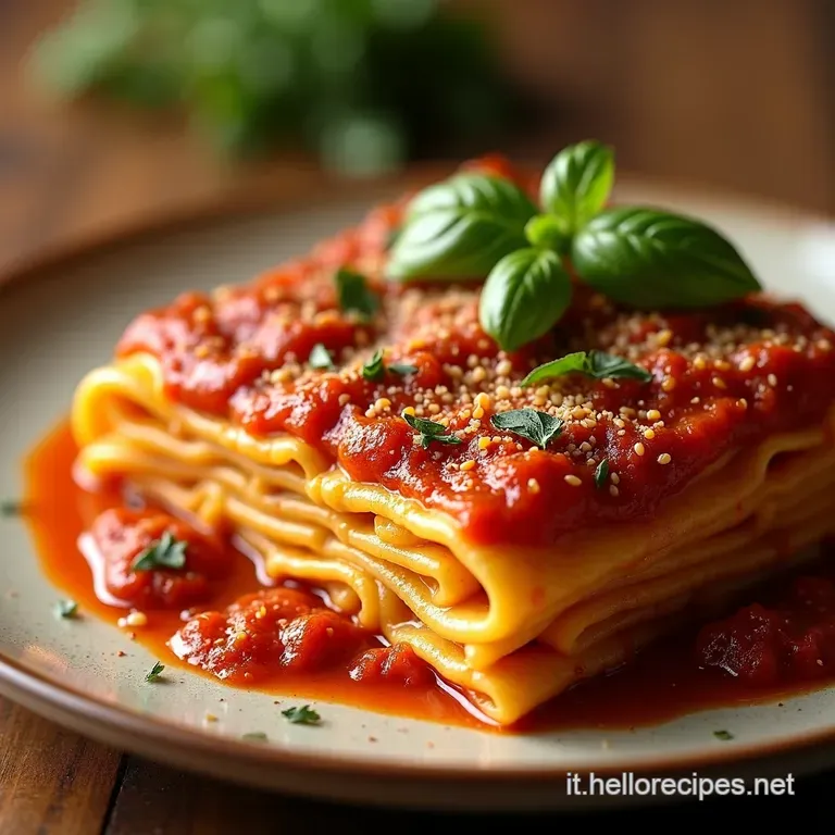 Lasagne Perfette Al Rag&ugrave; Lento La Ricetta Originale Emiliana presentation