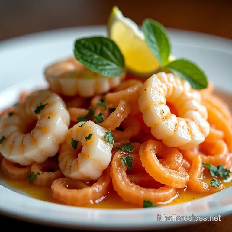 LOrchestrazione Marina Insalata di Polpo Tenerissimo con Sedano Croccante e Vinaigrette agli Agrumi