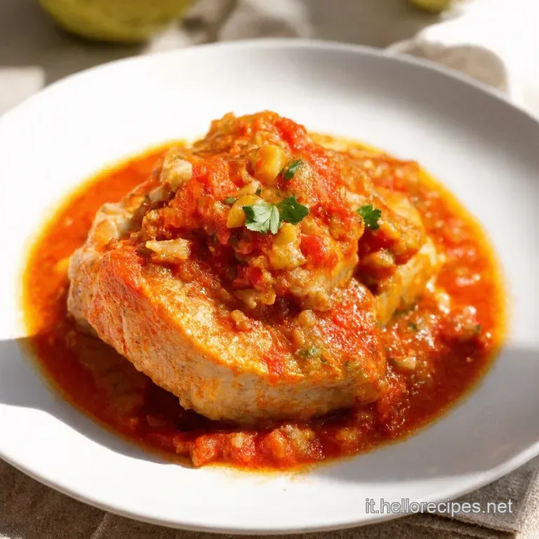 Manzo Affogato nella Senape con Salsa Fresca di Avocado Un Incontro di Sapori