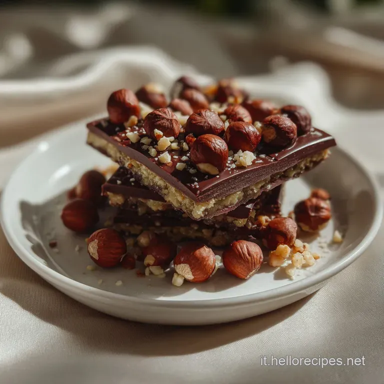 Mattonella Alle Nocciole E Cioccolato Fatta In Casa