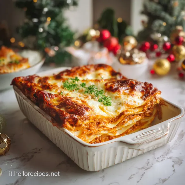 Menu di Natale con Lasagne al Forno: Tradizione e Gusto