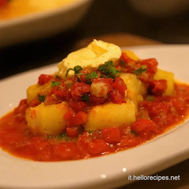 Mezze Maniche Cremose Con Bietole Rosse E Taleggio presentation
