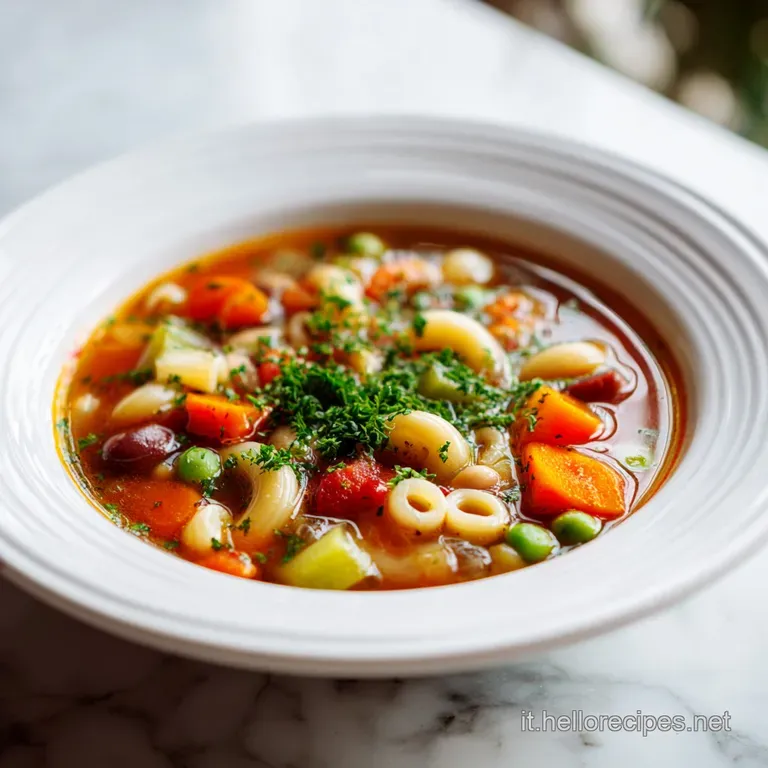 Minestrone di Verdure Ricetta Tradizionale