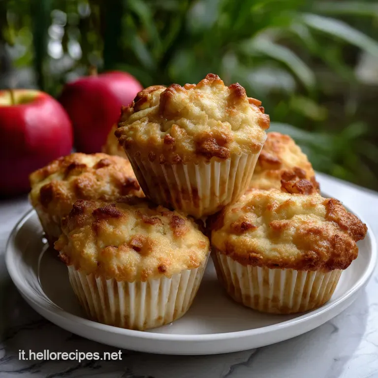 Muffin Yogurt E Mele Fatto in Casa: La Ricetta Perfetta presentation