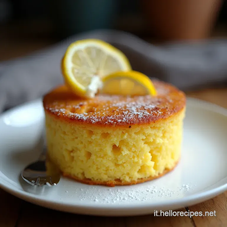 Mugcake Proteico al Limone e Semi di Chia Il Risveglio Veloce della Nonna Moderna